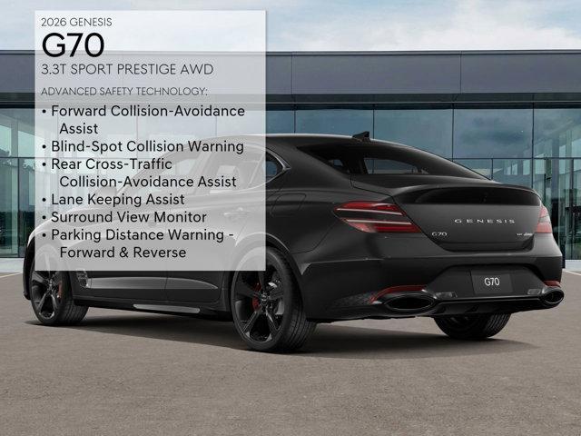 new 2026 Genesis G70 car, priced at $57,695