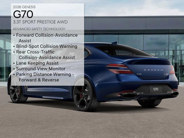 new 2026 Genesis G70 car, priced at $57,485