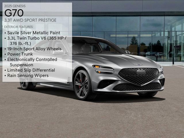 new 2025 Genesis G70 car, priced at $58,195