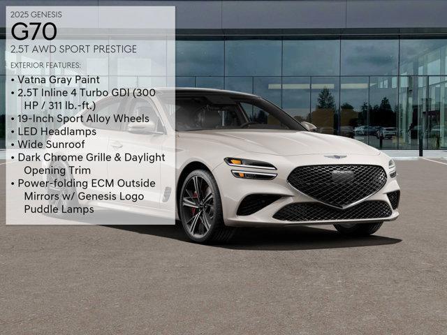 new 2025 Genesis G70 car, priced at $50,705