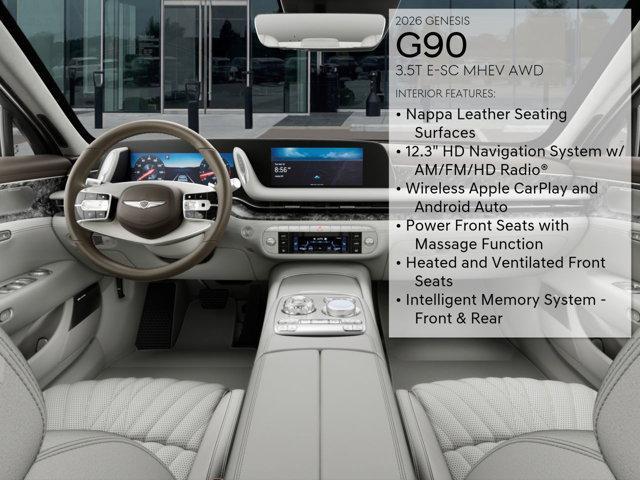 new 2026 Genesis G90 car, priced at $104,760