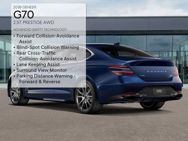 new 2026 Genesis G70 car, priced at $52,355