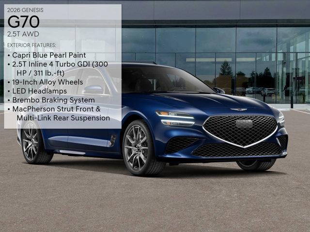 new 2026 Genesis G70 car, priced at $47,615
