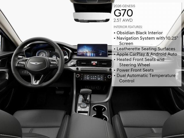 new 2026 Genesis G70 car, priced at $47,615