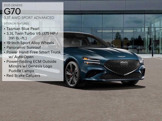 new 2025 Genesis G70 car, priced at $53,965