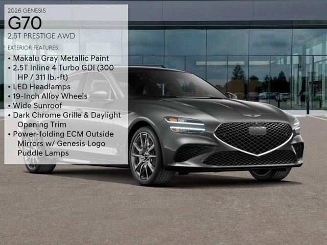 new 2026 Genesis G70 car, priced at $52,515