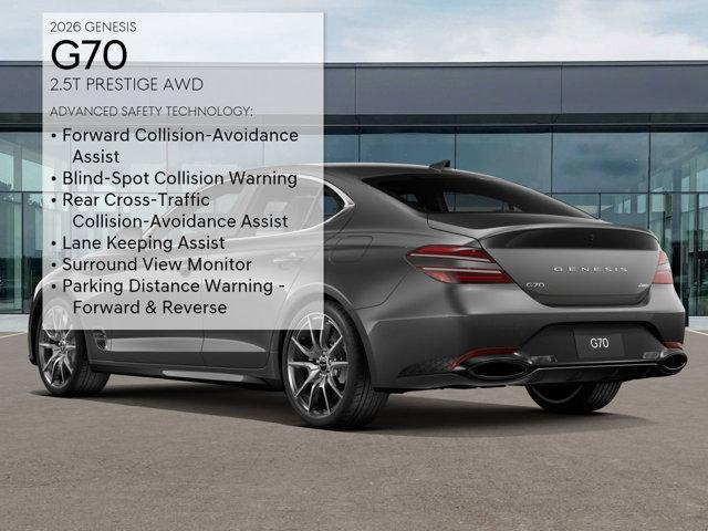 new 2026 Genesis G70 car, priced at $52,310
