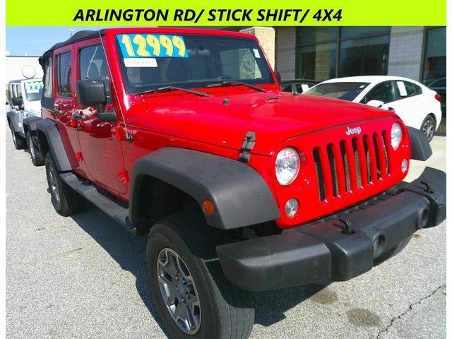 used 2015 Jeep Wrangler Unlimited car, priced at $12,999