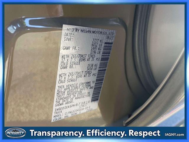 used 2023 Nissan Frontier car, priced at $33,995