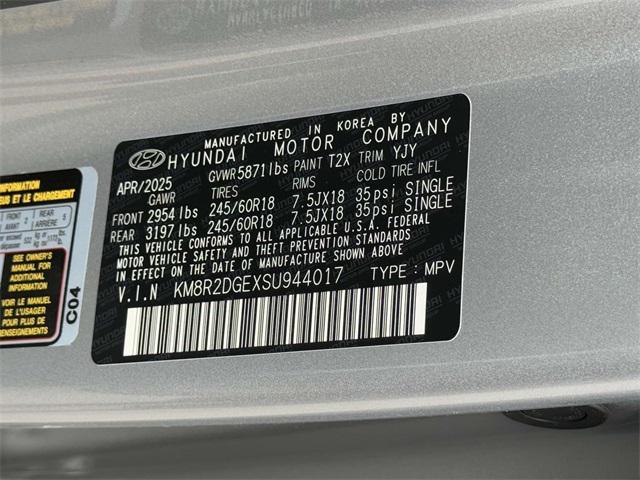 new 2025 Hyundai Palisade car, priced at $43,420