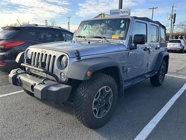 used 2015 Jeep Wrangler Unlimited car, priced at $18,000