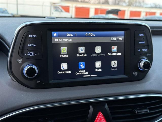 used 2019 Hyundai Santa Fe car, priced at $15,900