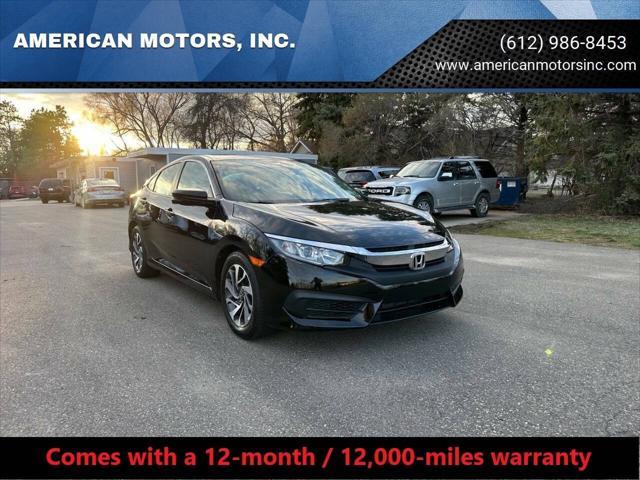 used 2016 Honda Civic car, priced at $12,999