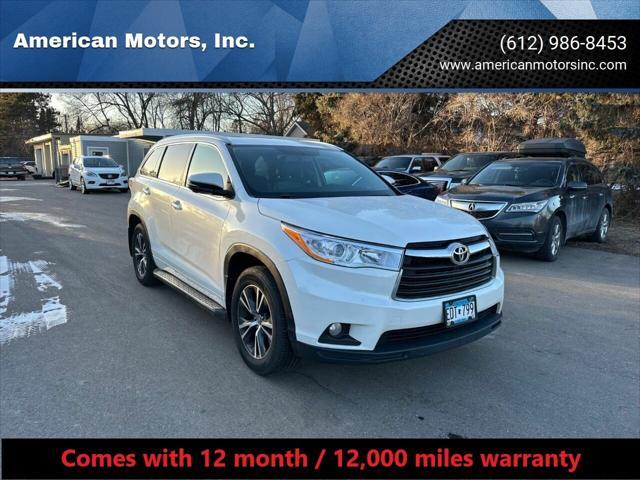 used 2016 Toyota Highlander car, priced at $21,999