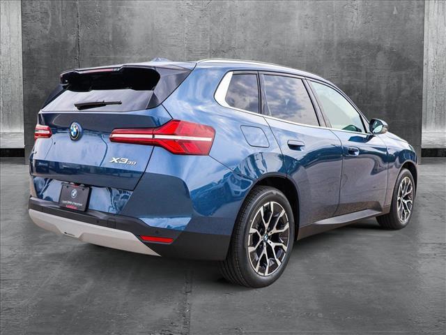 new 2025 BMW X3 car, priced at $55,685