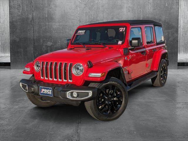 used 2021 Jeep Wrangler Unlimited 4xe car, priced at $29,991