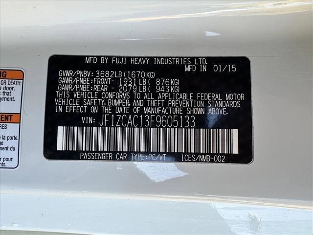 used 2015 Subaru BRZ car, priced at $18,891