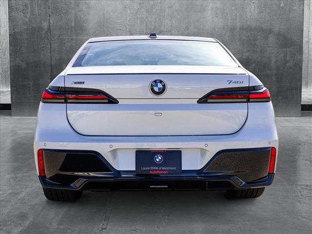 new 2025 BMW 740 car, priced at $104,350