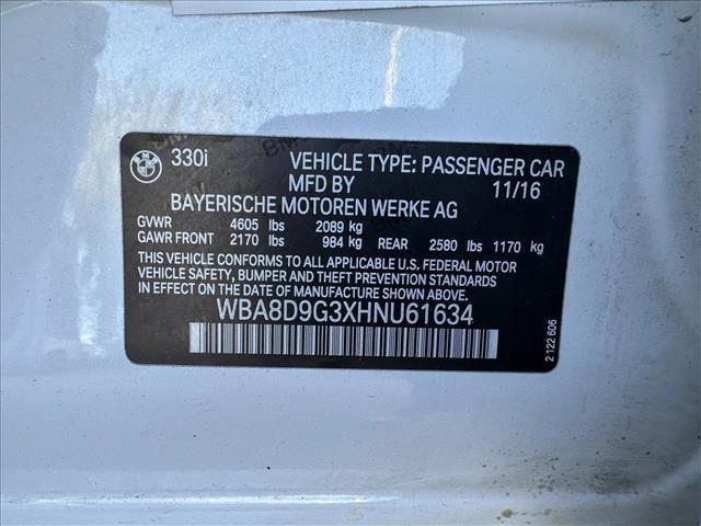 used 2017 BMW 330 car, priced at $14,691