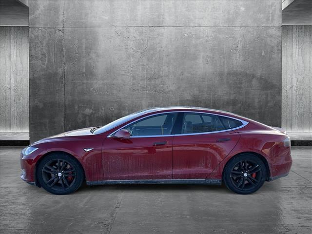 used 2015 Tesla Model S car, priced at $13,491