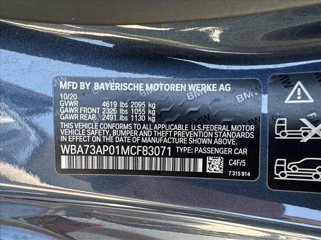 used 2021 BMW 430 car, priced at $34,491