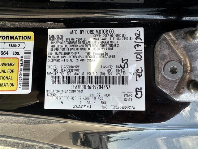 used 2017 Ford Mustang car, priced at $19,991