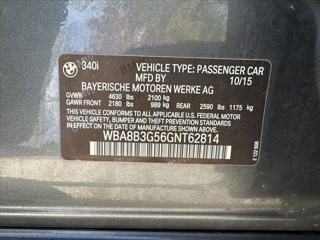 used 2016 BMW 340 car, priced at $23,491