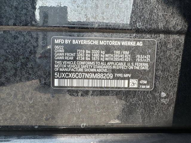 used 2022 BMW X7 car, priced at $58,998