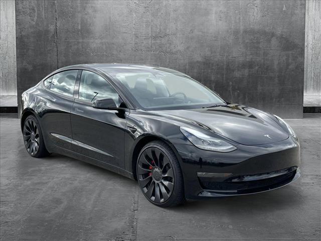 used 2023 Tesla Model 3 car, priced at $34,992