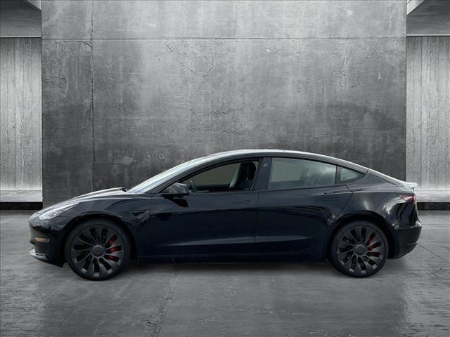 used 2023 Tesla Model 3 car, priced at $34,992