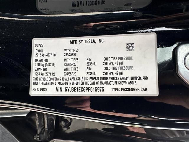 used 2023 Tesla Model 3 car, priced at $34,992