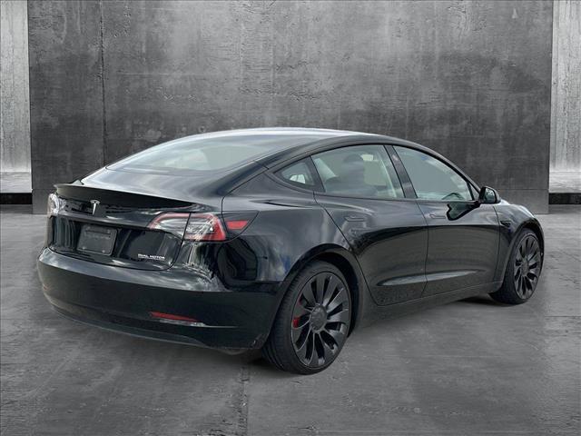 used 2023 Tesla Model 3 car, priced at $34,992