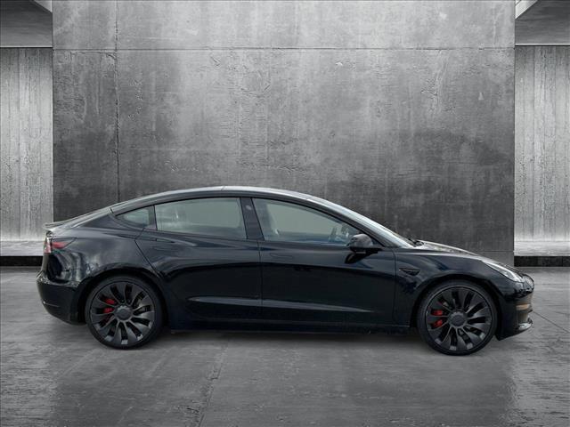 used 2023 Tesla Model 3 car, priced at $34,992