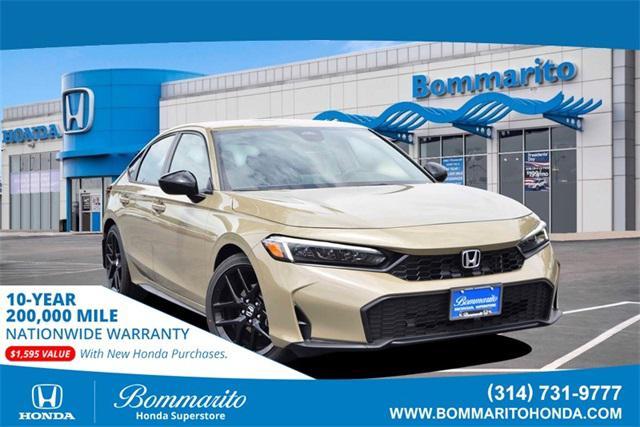 new 2025 Honda Civic car, priced at $29,055
