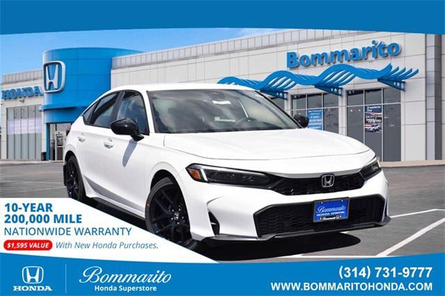 new 2025 Honda Civic car, priced at $29,055