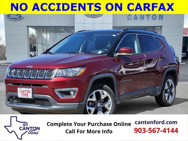 used 2021 Jeep Compass car, priced at $19,700