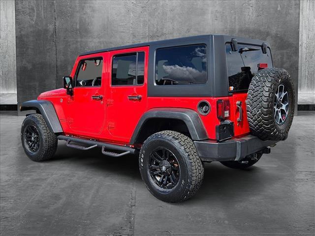 used 2017 Jeep Wrangler Unlimited car, priced at $21,293