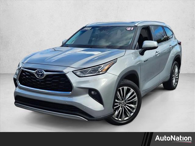 used 2021 Toyota Highlander Hybrid car, priced at $30,496
