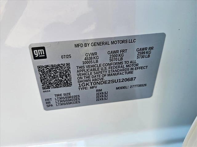 new 2025 GMC HUMMER EV SUV car, priced at $99,795