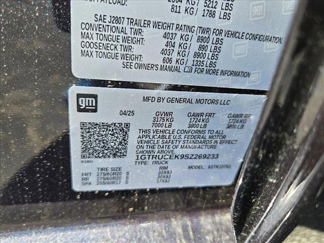 new 2025 GMC Sierra 1500 car, priced at $49,280