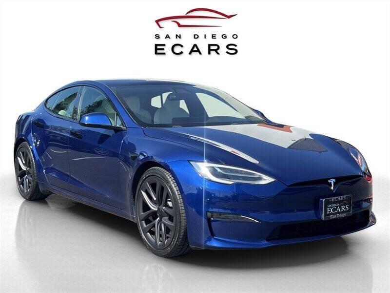 used 2021 Tesla Model S car, priced at $59,995