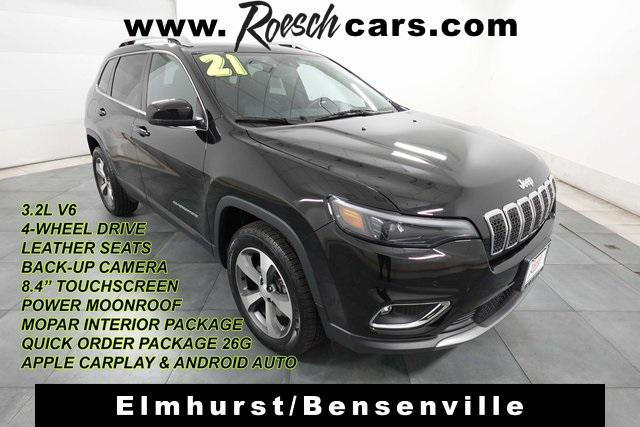 used 2021 Jeep Cherokee car, priced at $23,794