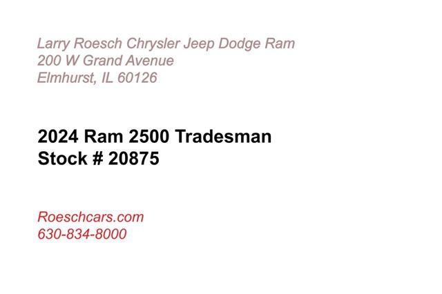 new 2024 Ram 2500 car, priced at $45,043