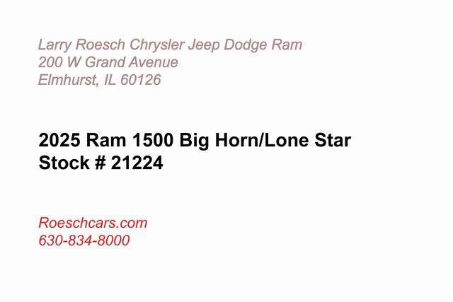 new 2025 Ram 1500 car, priced at $50,625