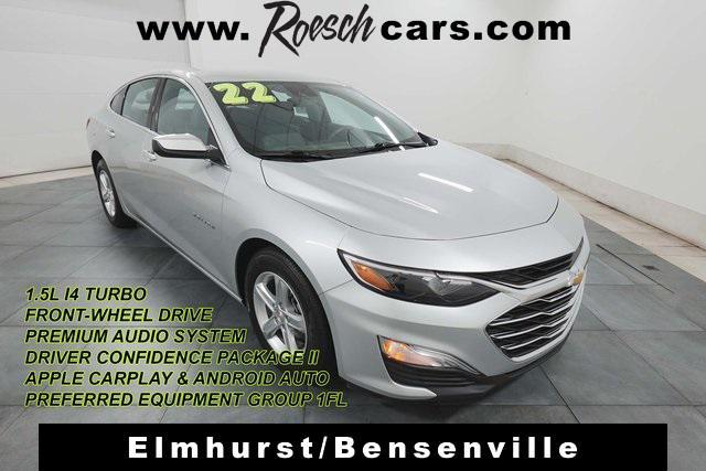 used 2022 Chevrolet Malibu car, priced at $18,487