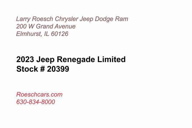 new 2023 Jeep Renegade car, priced at $31,995