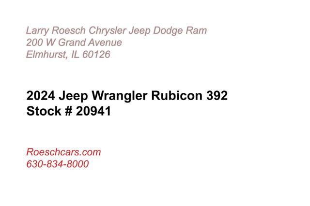 new 2024 Jeep Wrangler car, priced at $94,205