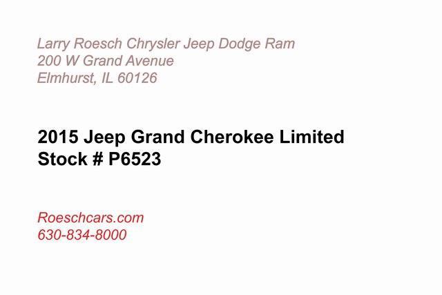 used 2015 Jeep Grand Cherokee car, priced at $14,294