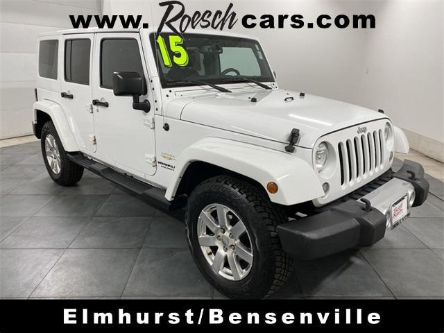used 2015 Jeep Wrangler Unlimited car, priced at $24,706