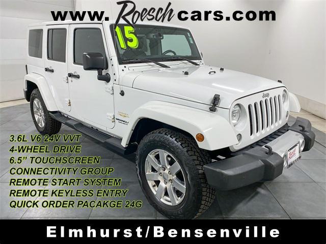 used 2015 Jeep Wrangler Unlimited car, priced at $24,699